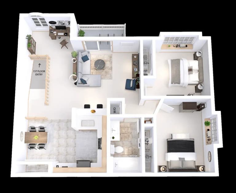 undefined apartments for rent - image - rvs addition 2 bed den 1 bath upper.webp